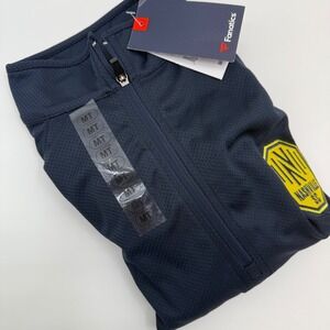 Fanatics Nashville SC 1/4 Zip Pullover Jersey Mens MT (Med Tall) Navy‎ Gold